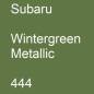 Preview: Subaru, Wintergreen Metallic, 444.